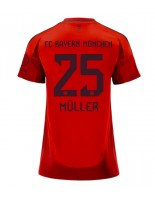 Ženske Nogometnih dresov Bayern Munich Thomas Muller #25 Domači 2024-25 Kratki rokavi